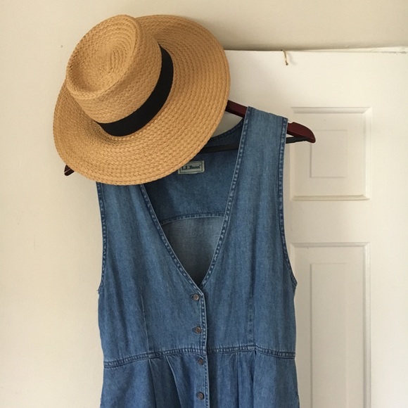 L.L. Bean Dresses & Skirts - V I N T A G E   D E N I M  |   Midi dress.
